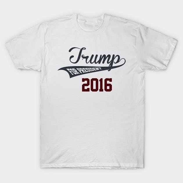 Donald Trump For President T-Shirt by ESDesign